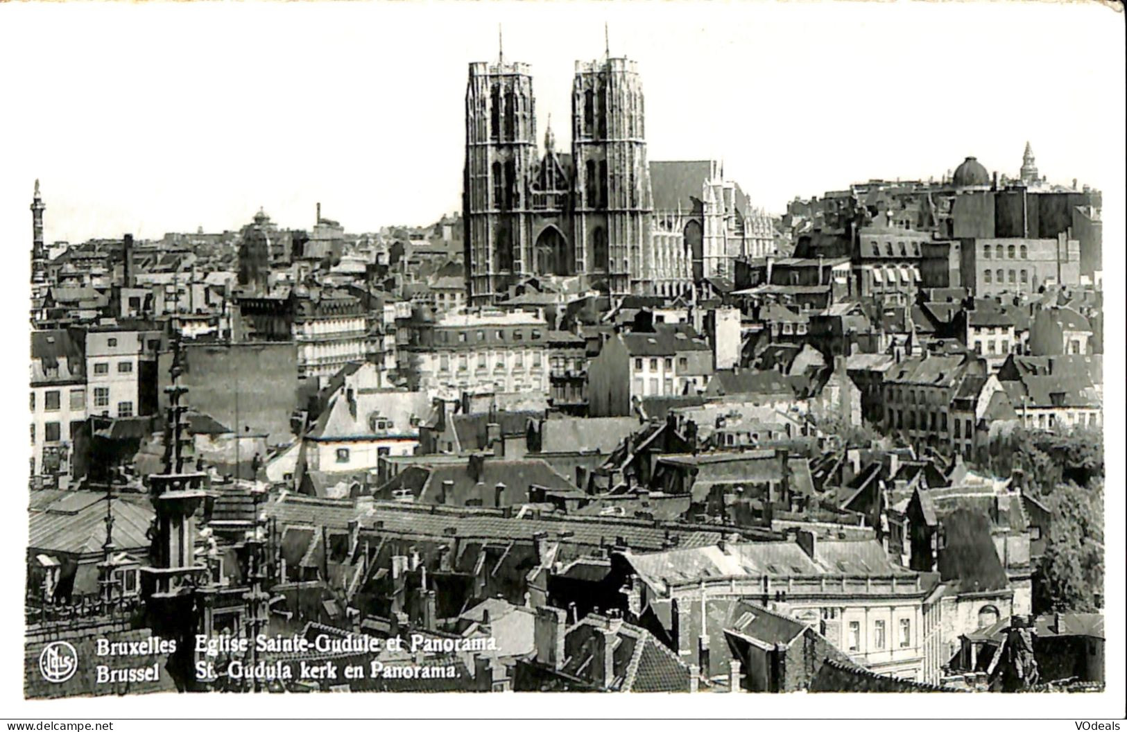 Belgique - Brussel -  Bruxelles - Eglise Sainte-Gudule Et Panorama - Multi-vues, Vues Panoramiques