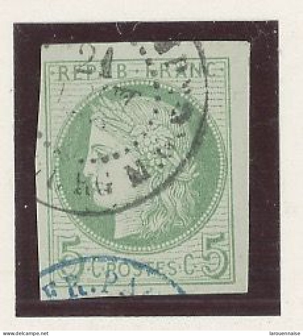 GUADELOUPE(MARIE GALANTE)  - N°17 COLONIES GÉNÉRALES- CERÈS 5 C VERT /AZURÉ  TTB-Obl .CàD -GUADELOUPE /*GRAND BOURG -M.G - Oblitérés