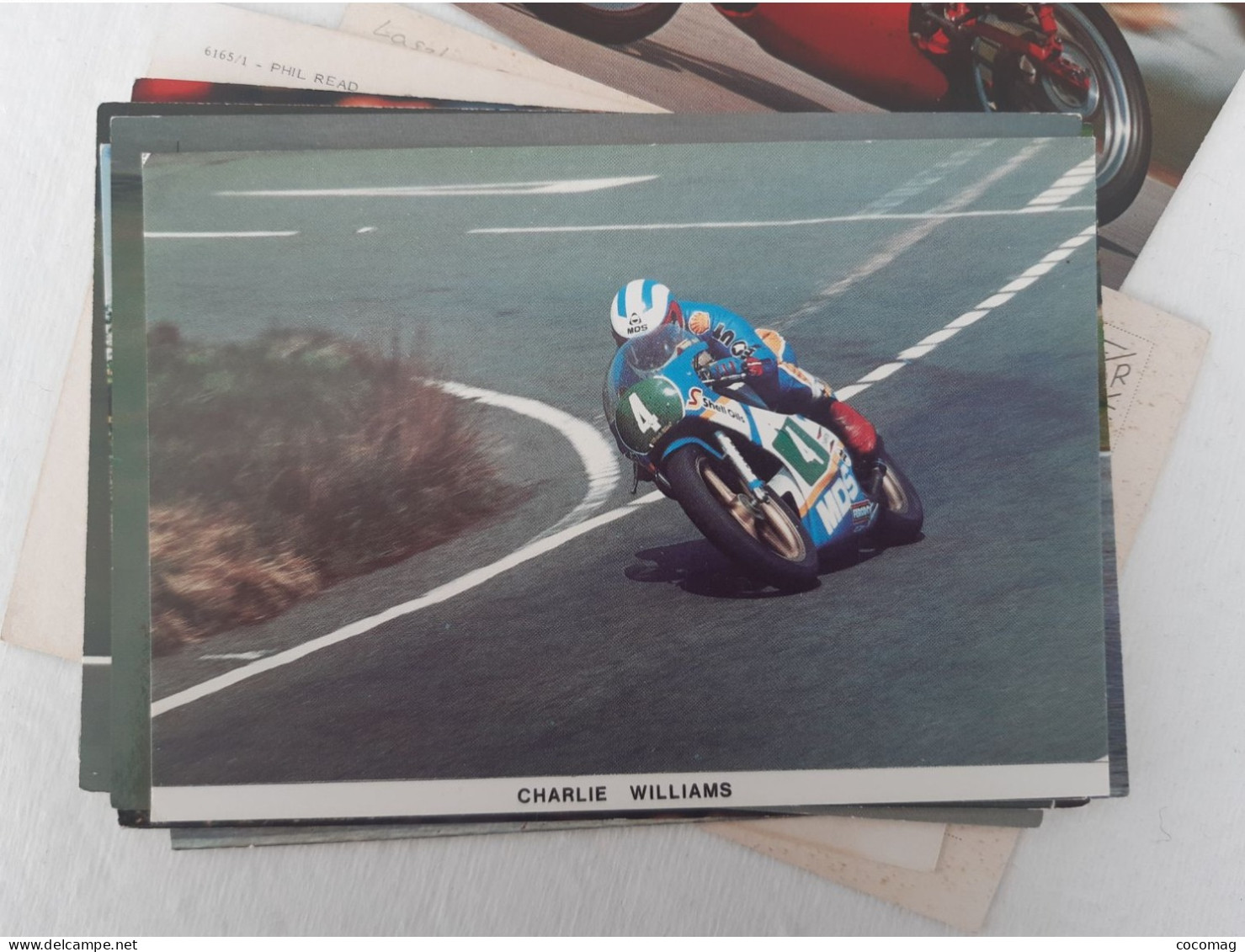 Moto CHARLIE  WILLIAMS AT THE BUNGALOW 1984 - Moto Sport