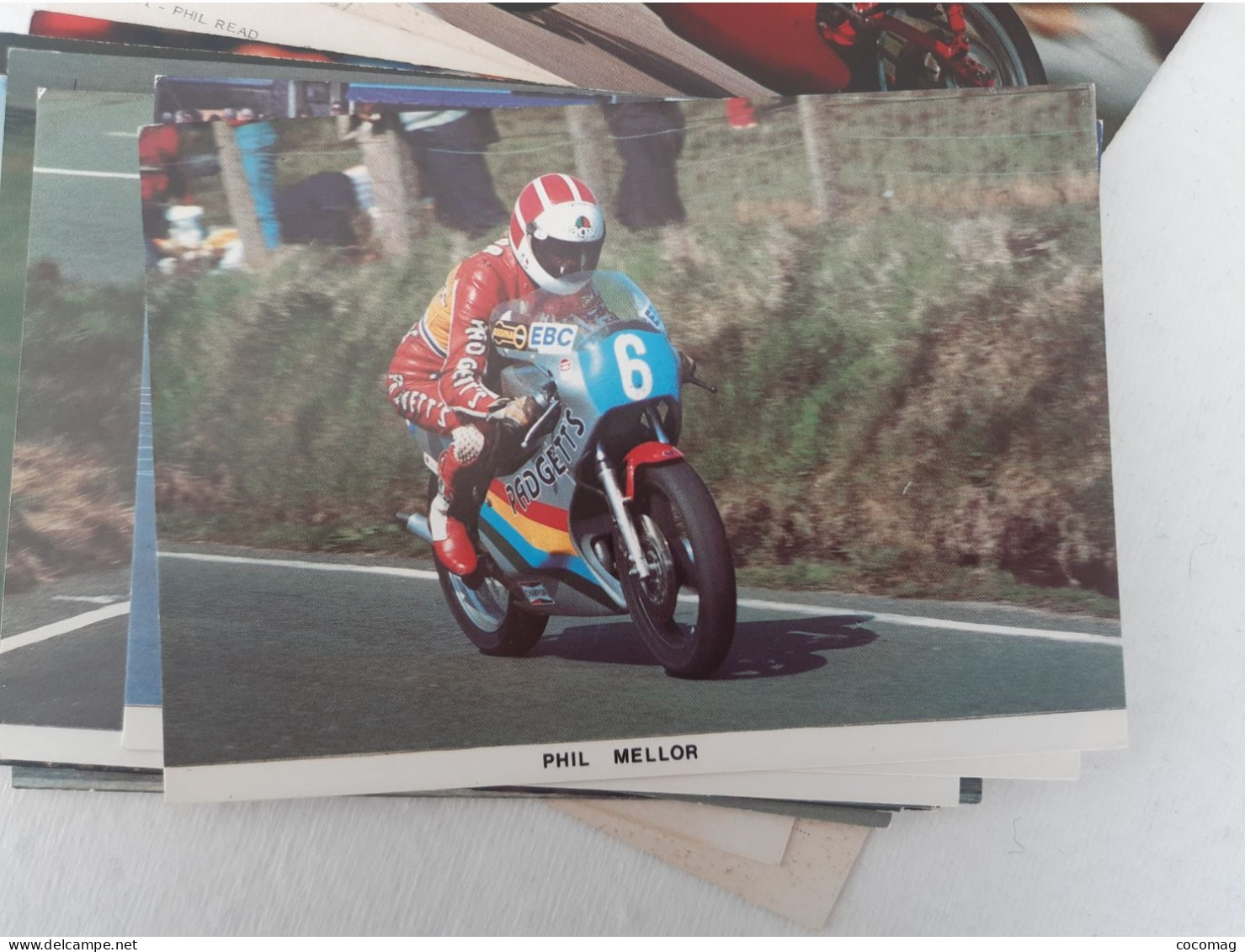 Moto PHIL MELLOR  AT THE BUNGALOW 1984 - Motorcycle Sport