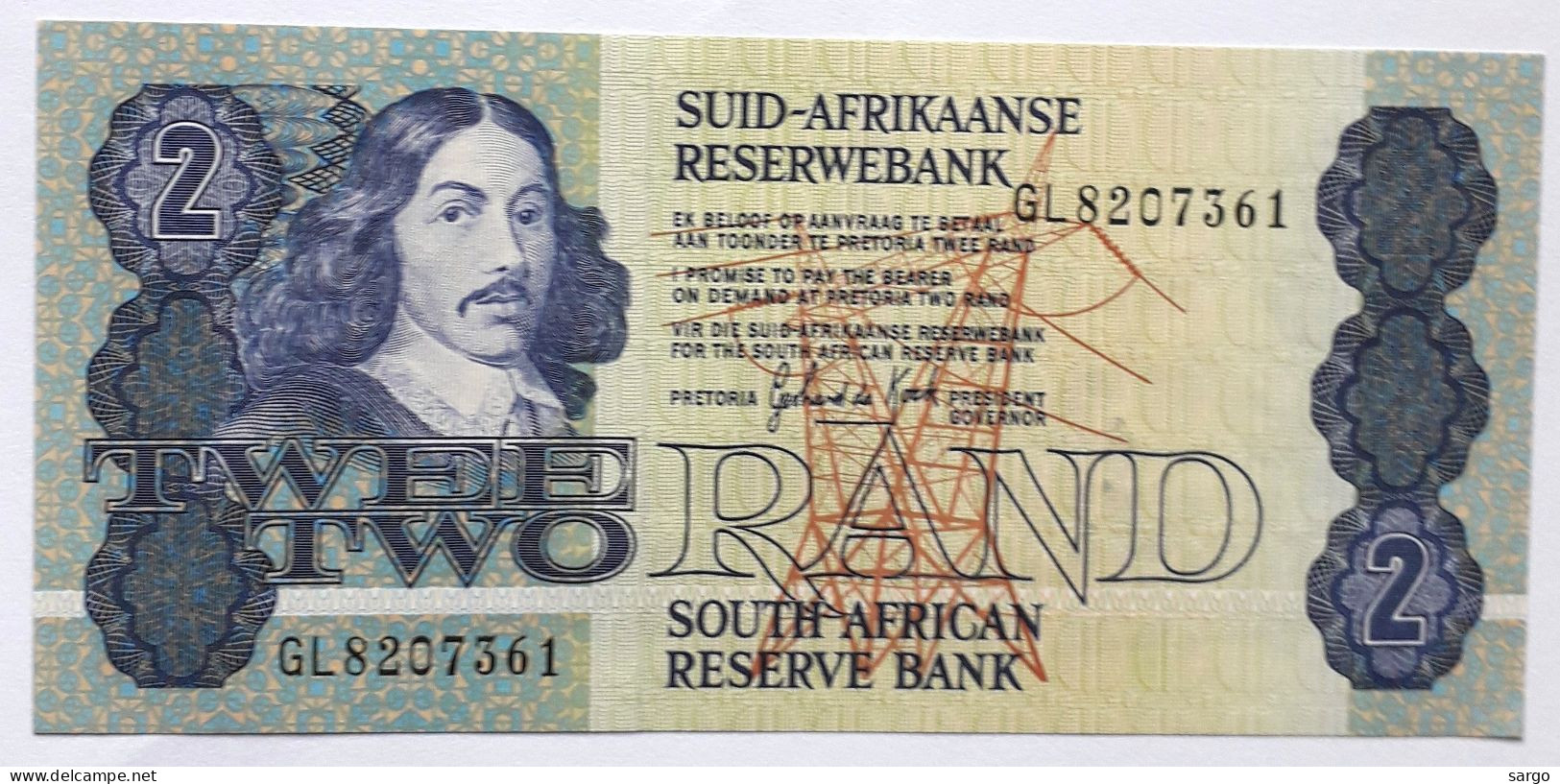 SOUTH AFRICA - 2 RAND - P 118 D (1983) - UNC - BANKNOTES - PAPER MONEY - CARTAMONETA - - Tailandia