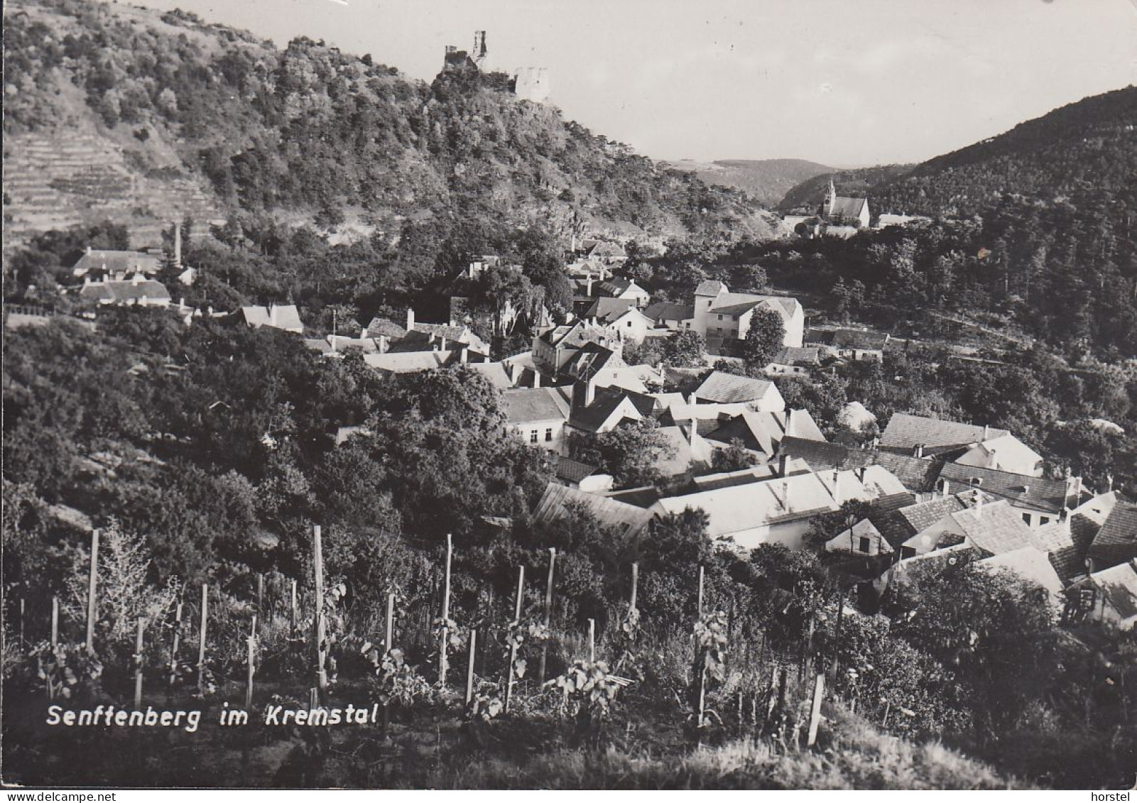 Austria - 3541 Senftenberg - Im Kremstal - Alte Ortsansicht Mit Burgruine - Nice Stamp - Krems An Der Donau