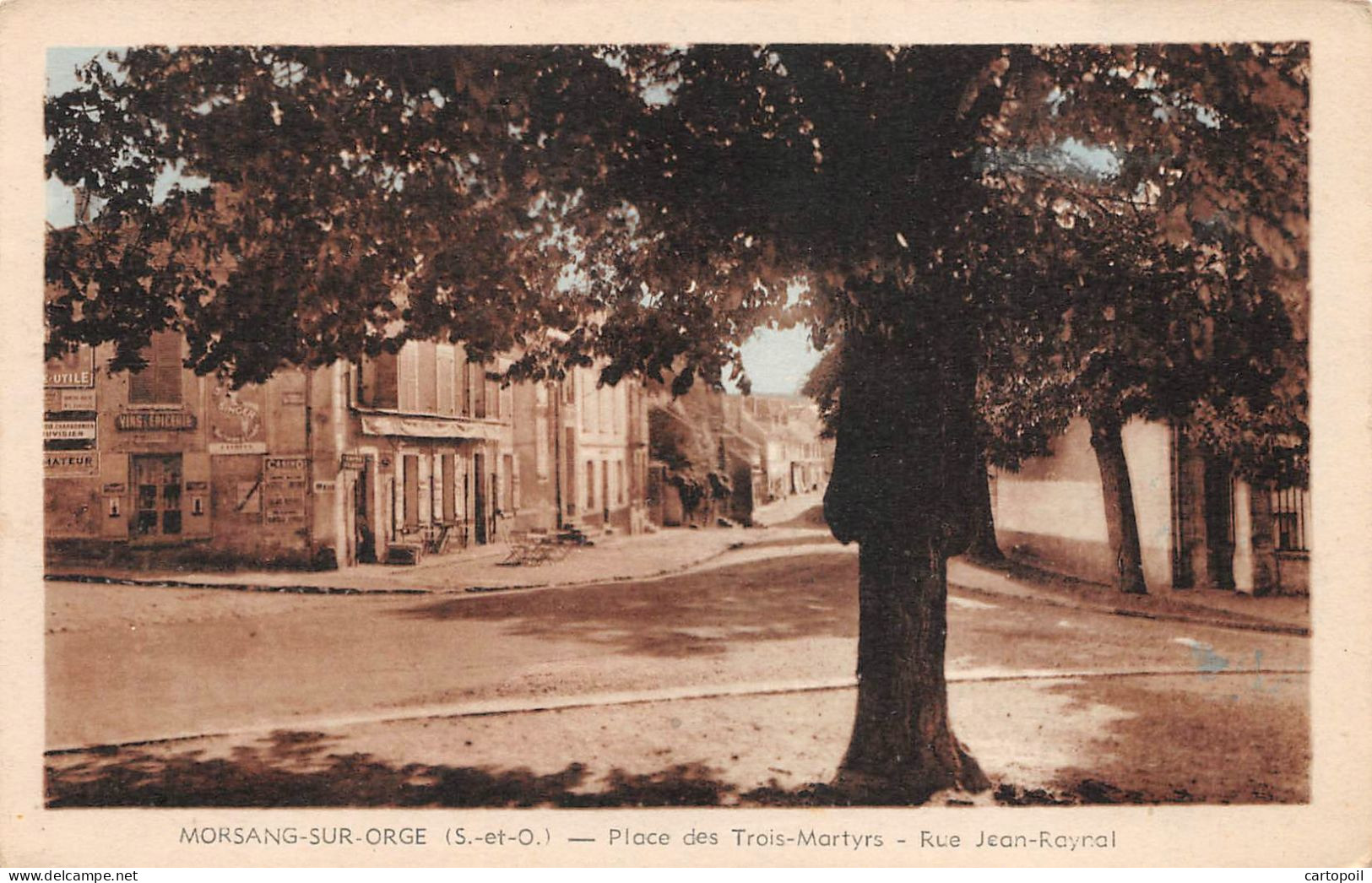 91 - MORSANG-SUR-ORGE - Place Des Trois-Martyrs - Rue Jean Raynal - Morsang Sur Orge