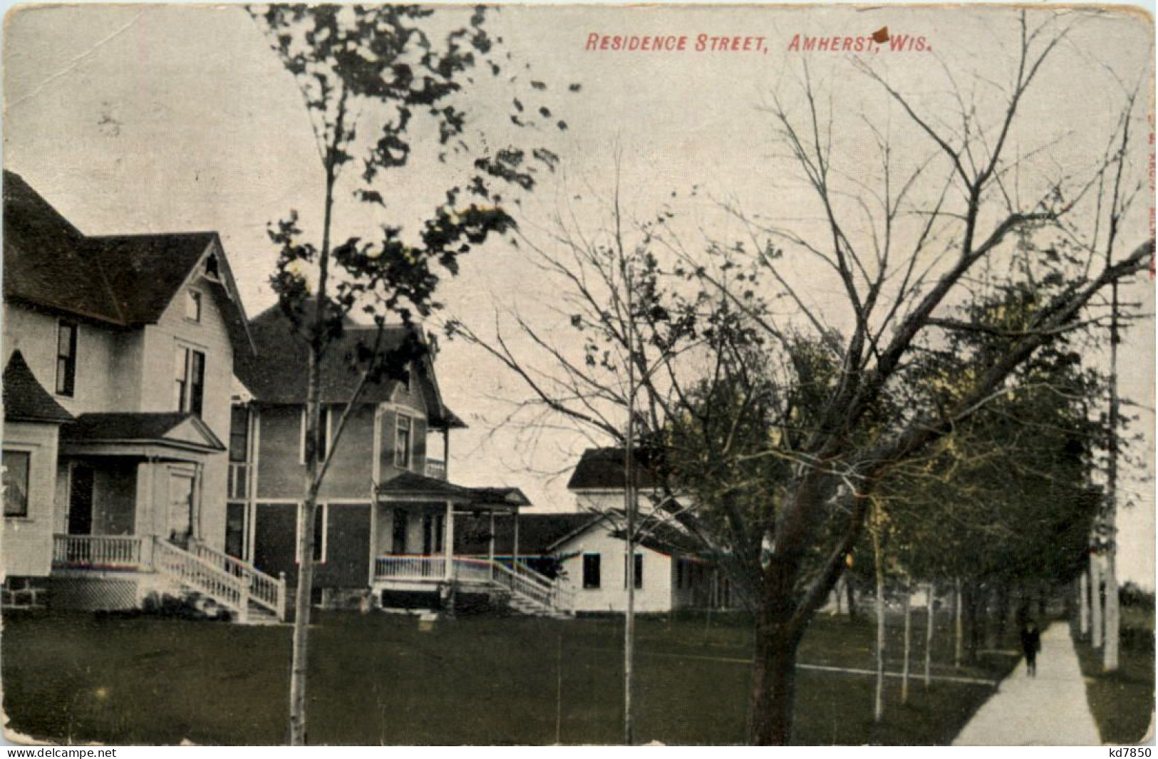 Amherst - Wisconsin - Residence Street - Autres & Non Classés