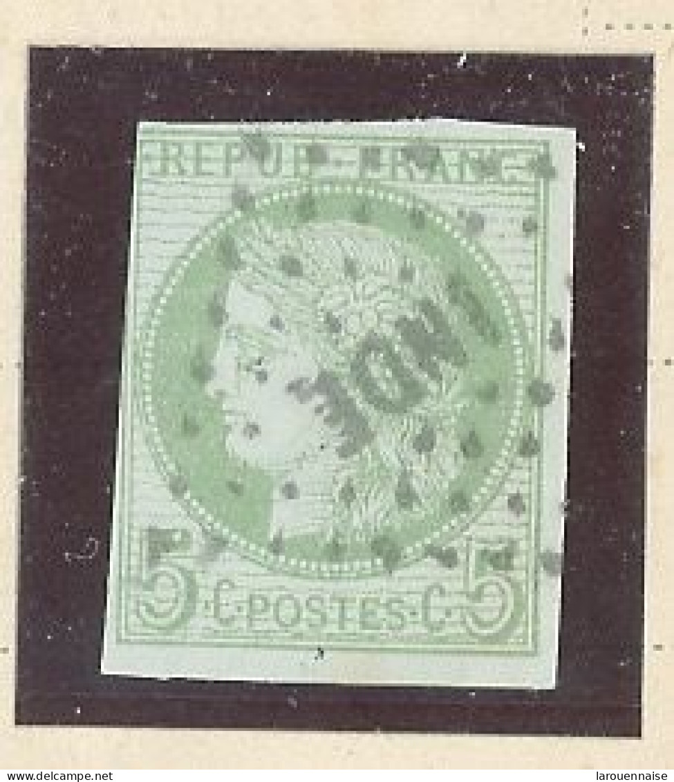 INDE  - N°17 COLONIES GÉNÉRALES- CERÈS 5 C VERT /AZURÉ -Obl .LOSANGE I N D E - Obl SUP - Used Stamps