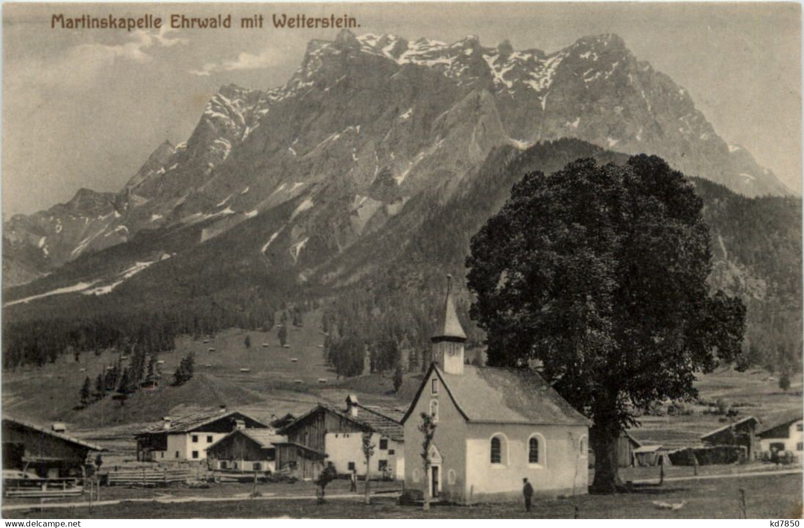 Martinskapelle Ehrwald Mit Wetterstein - Ehrwald