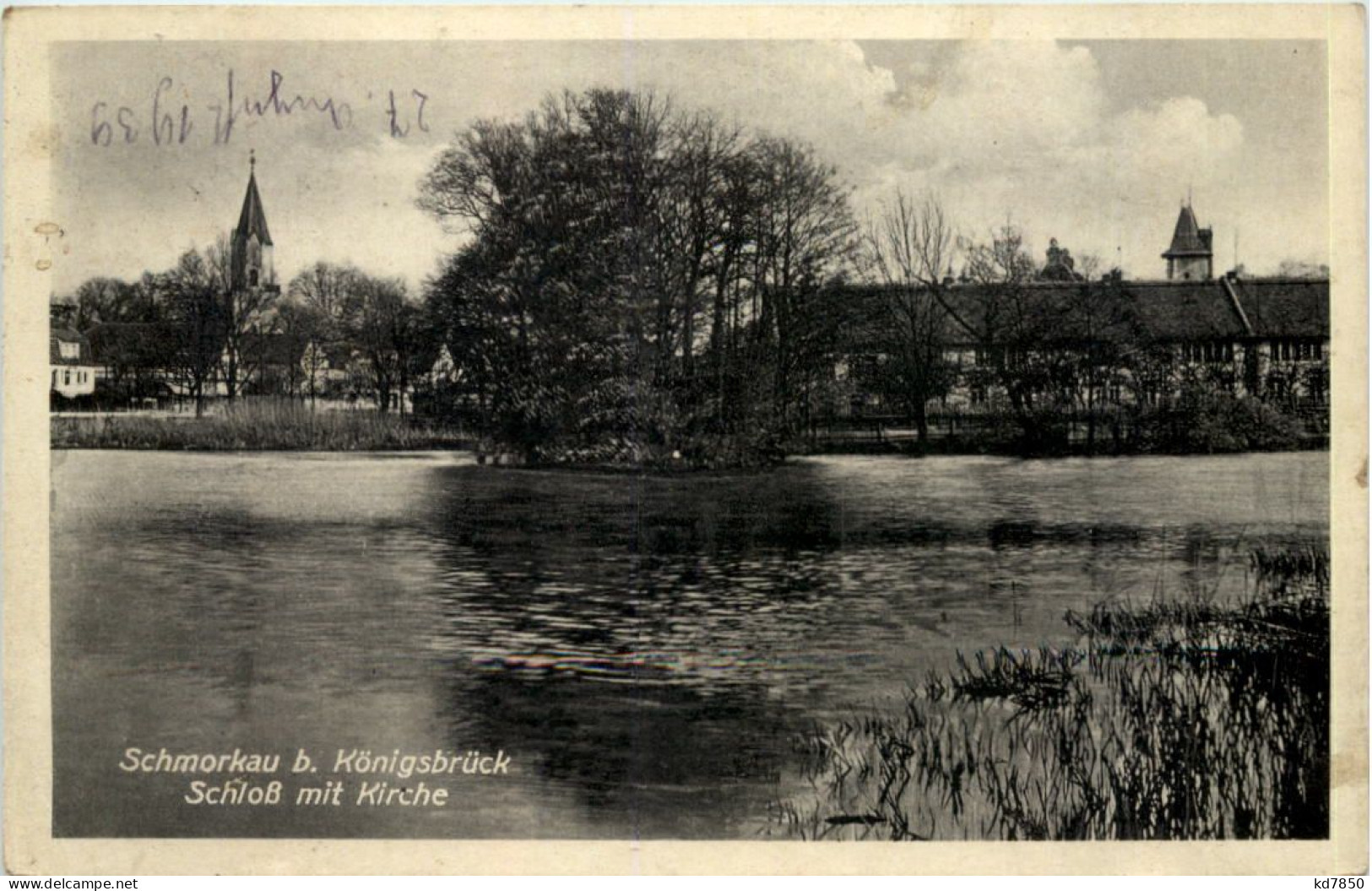 Schmorkau B. Königsbrück, Schloss Mit Kirche - Königsbrück