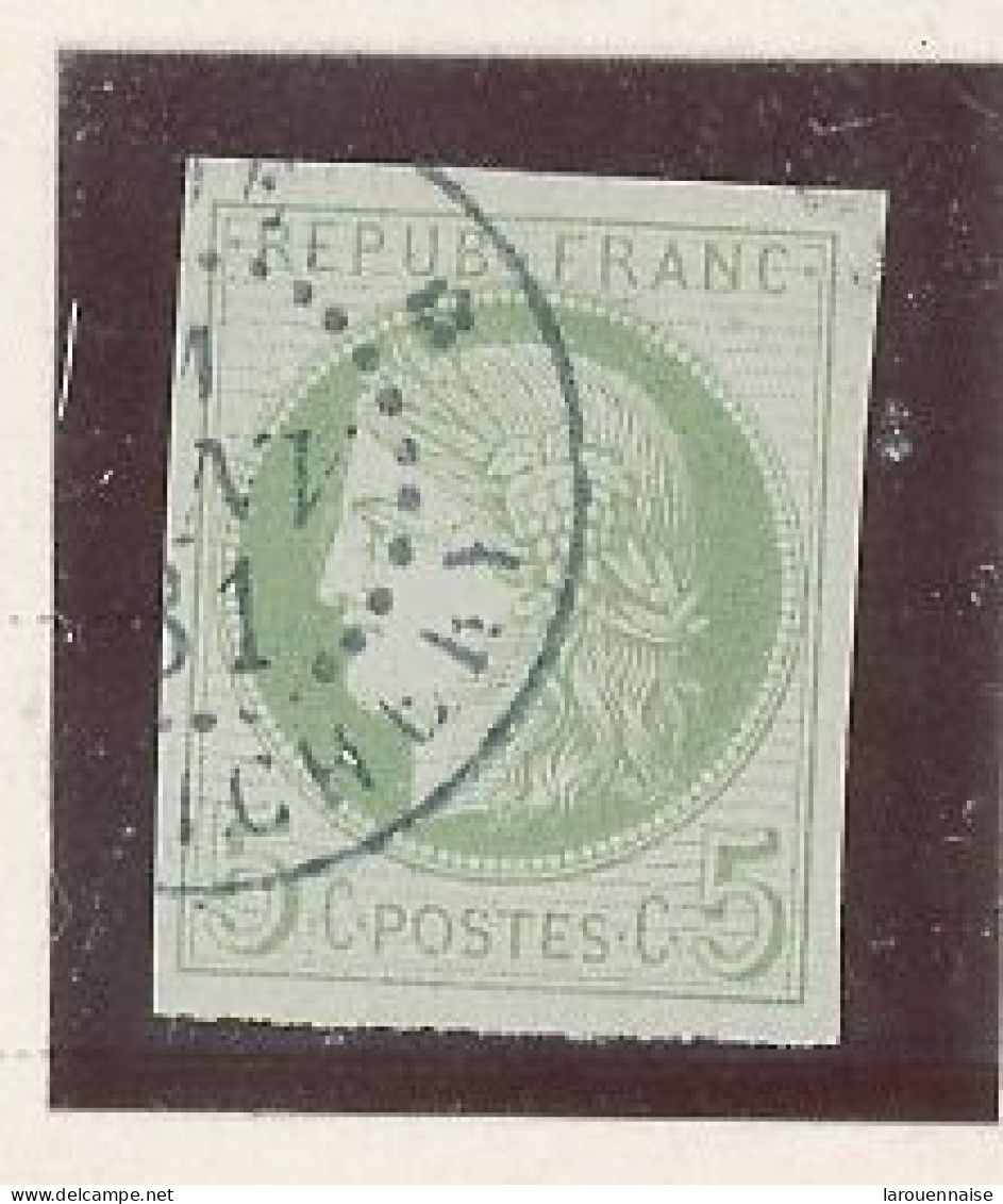 INDE  - N°17 COLONIES GÉNÉRALES- CERÈS 5 C VERT /AZURÉ - SUP -Obl .CàD . INDE /*PONDICHERY * 1-JAN 81 - Used Stamps