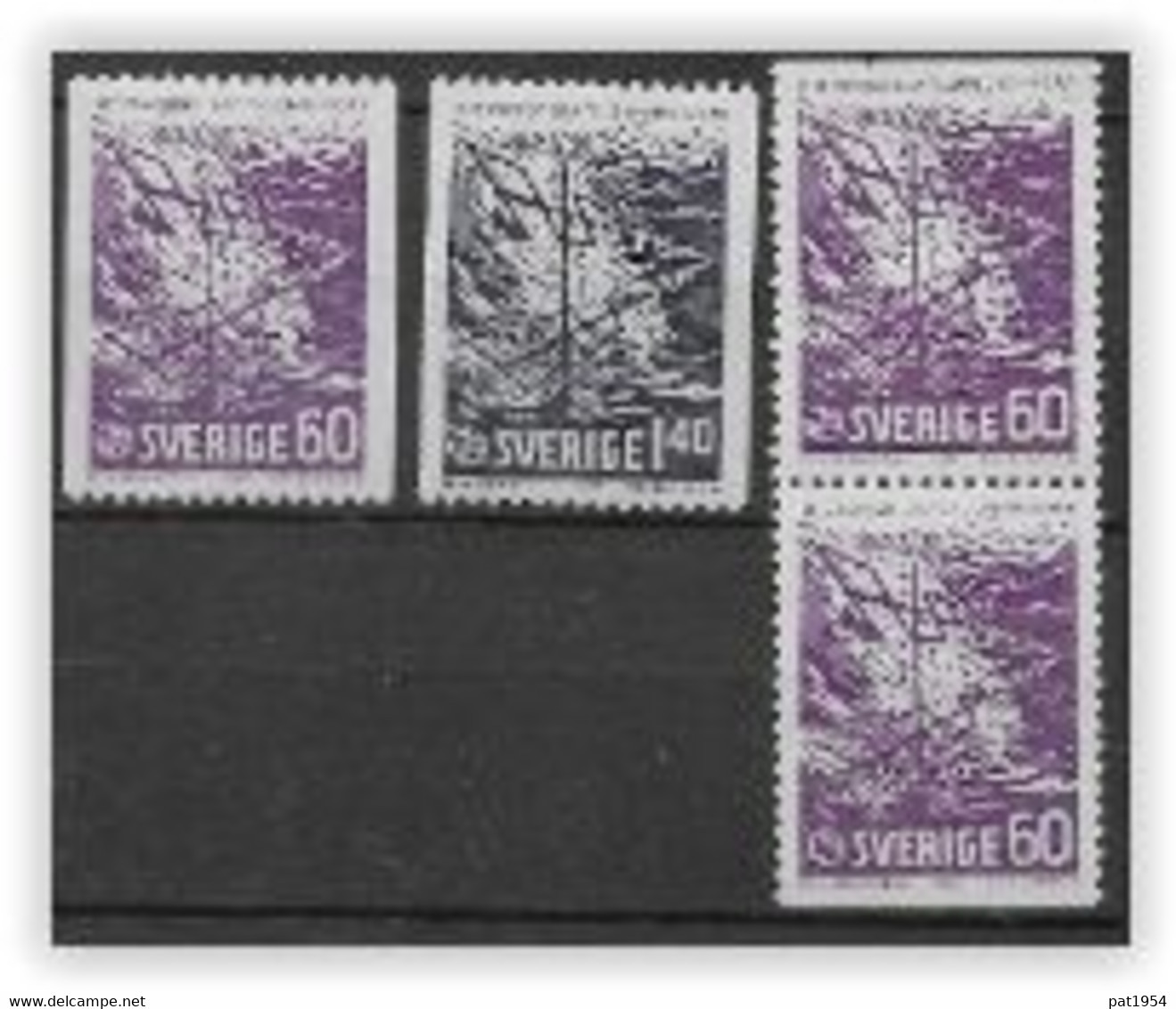 Suède 1965 N°523/524 Et 523b Neufs UIT - Nuevos