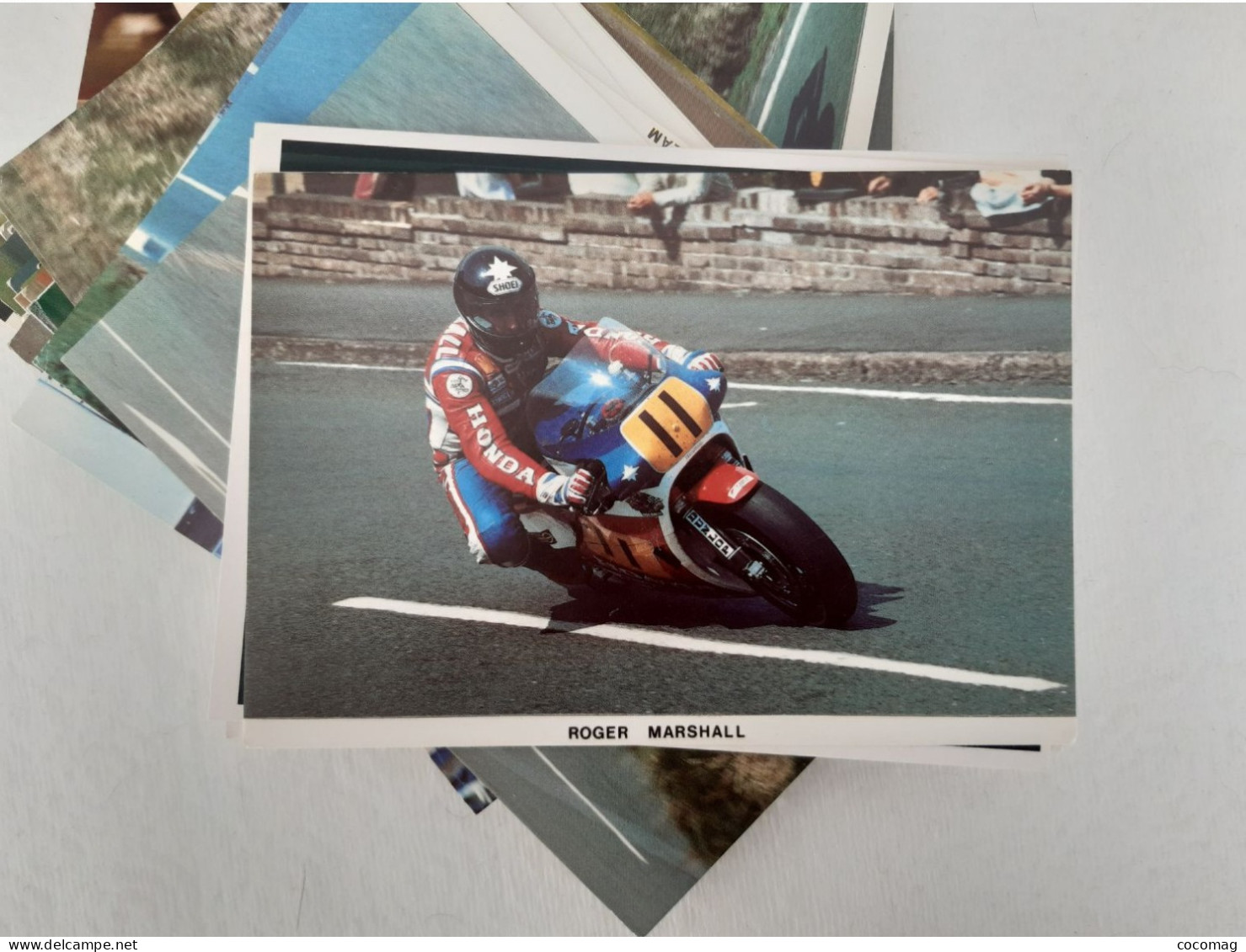 Moto HONDA ROGER MARSHALL  AT MAY HILL RAMSEY 1984 - Motociclismo