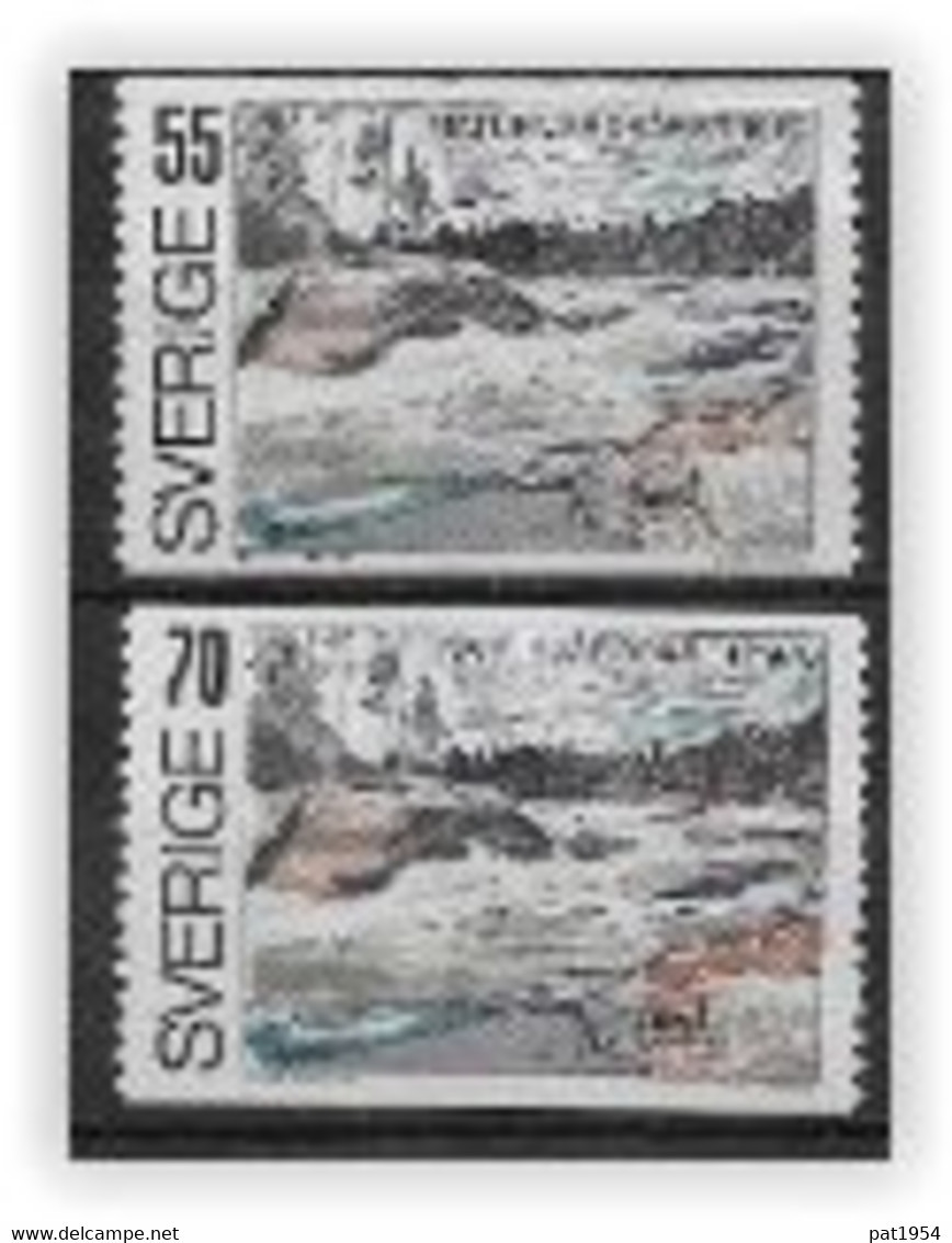 Suède 1970 N°655/656 Neufs Conservation De La Nature - Nuevos