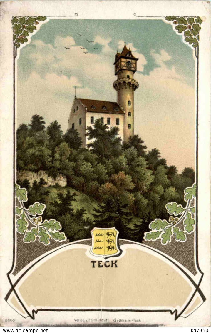Burg Teck - Litho - Kirchheim