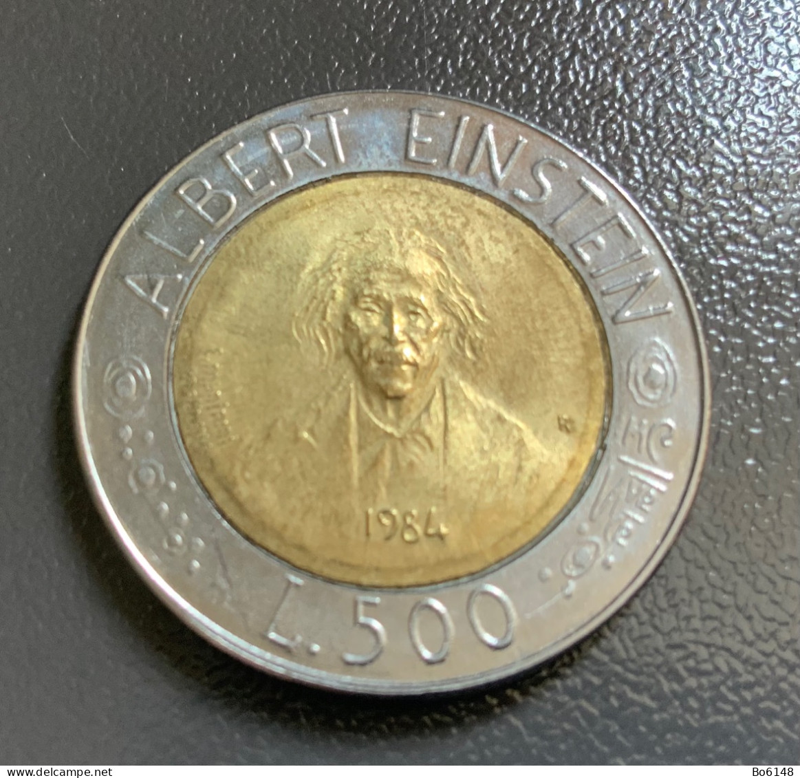 SAN MARINO 1984  Moneta  L.500 Albert Einstein - San Marino