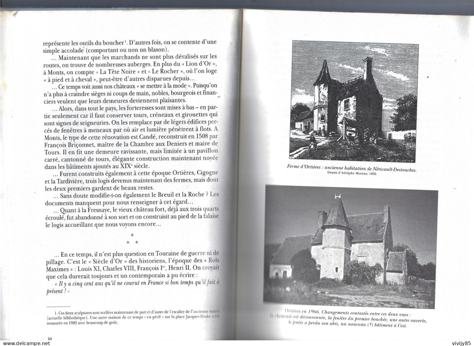 37 - T.Beau Livre Illustré " MONTS Et Son Passé " ( Synthèse Historique ) - Centre - Val De Loire