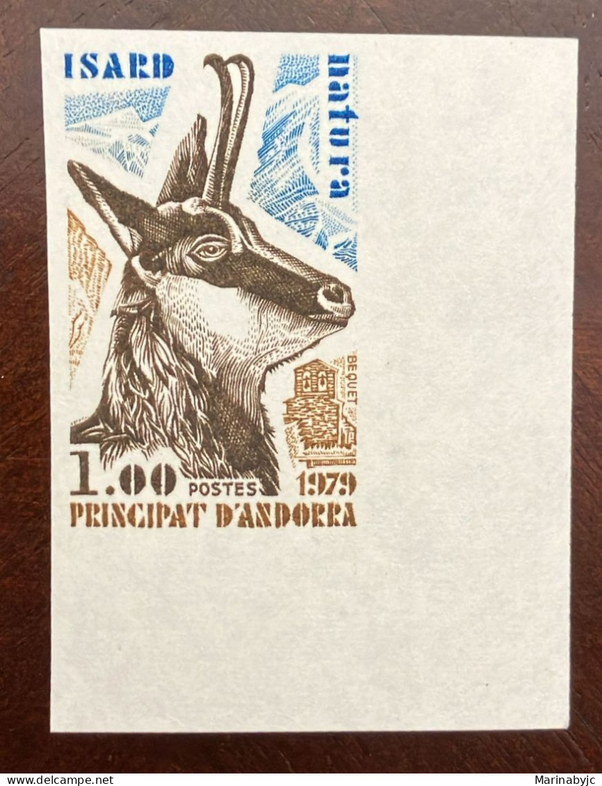 P) 1979 ANDORRA FR, PROOF NATURE PROTECTION, FAUNA SHEEP, XF - Other & Unclassified