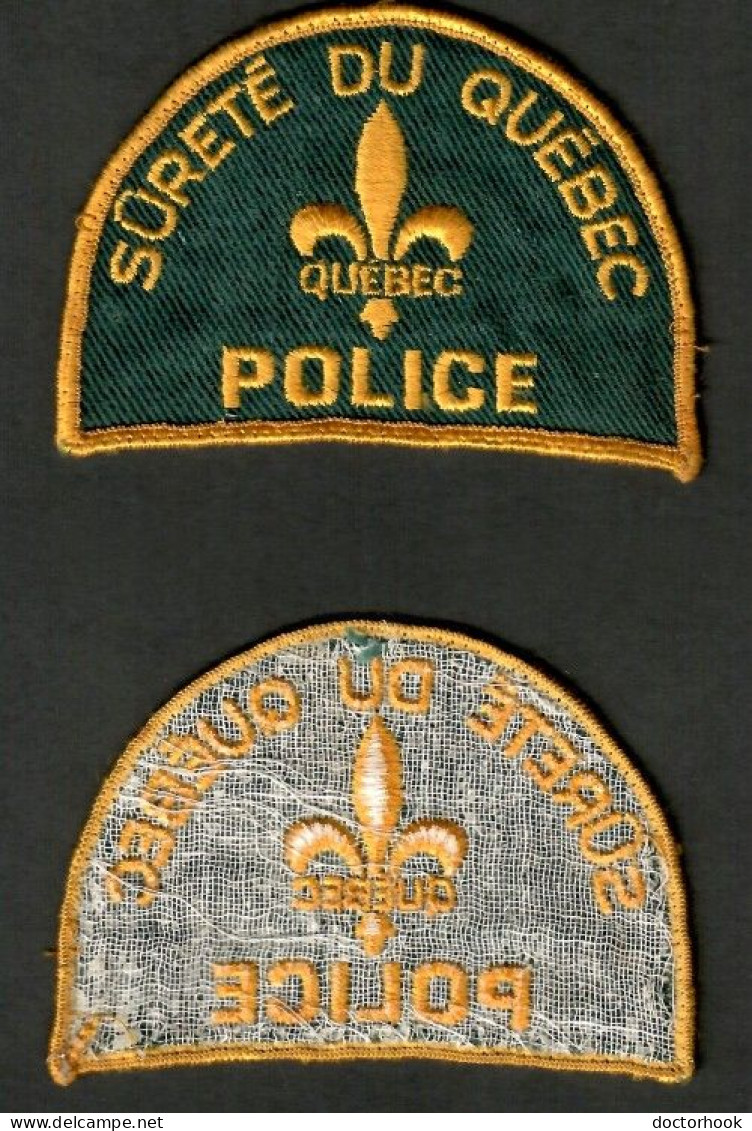 VINTAGE SURETE DU QUEBEC (QUEBEC POLICE FORCE) SHOULDER PATCH (AP-1) - Polizei