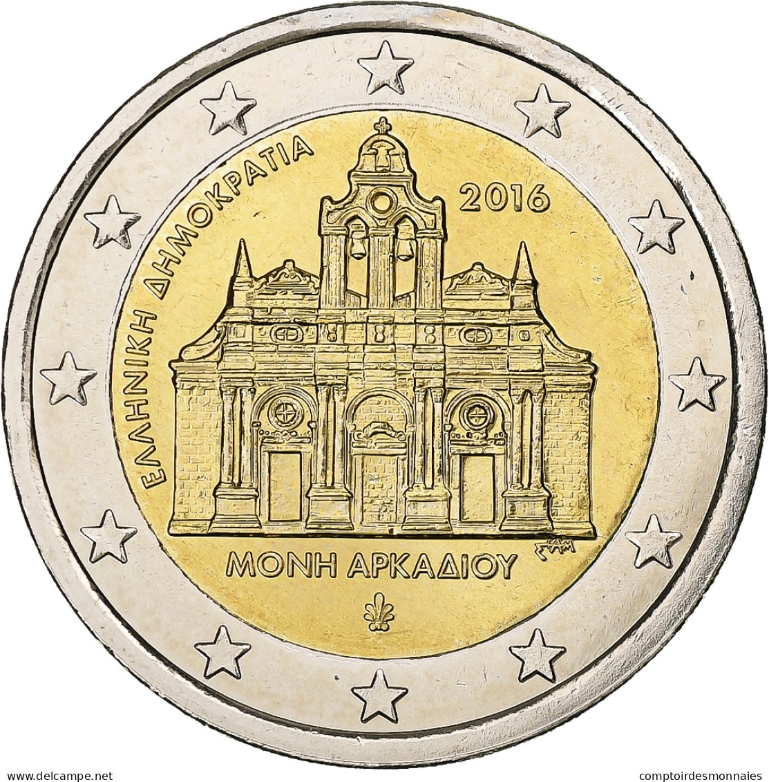 Grèce, 2 Euro, 2016, Bimétallique, SPL - Grecia