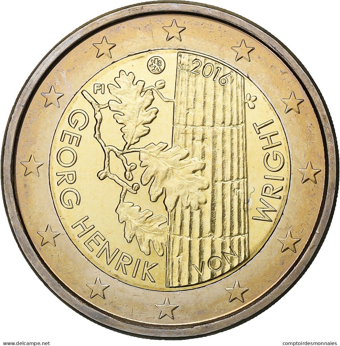 Finlande, 2 Euro, 2016, Vantaa, Bimétallique, SPL - Finlandía