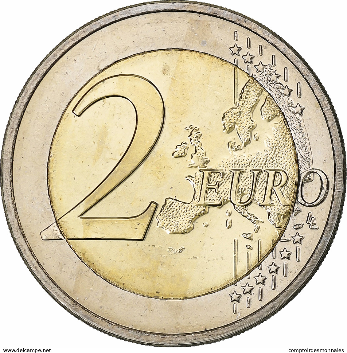 Luxembourg, 2 Euro, 2016, Bimétallique, SPL - Lussemburgo