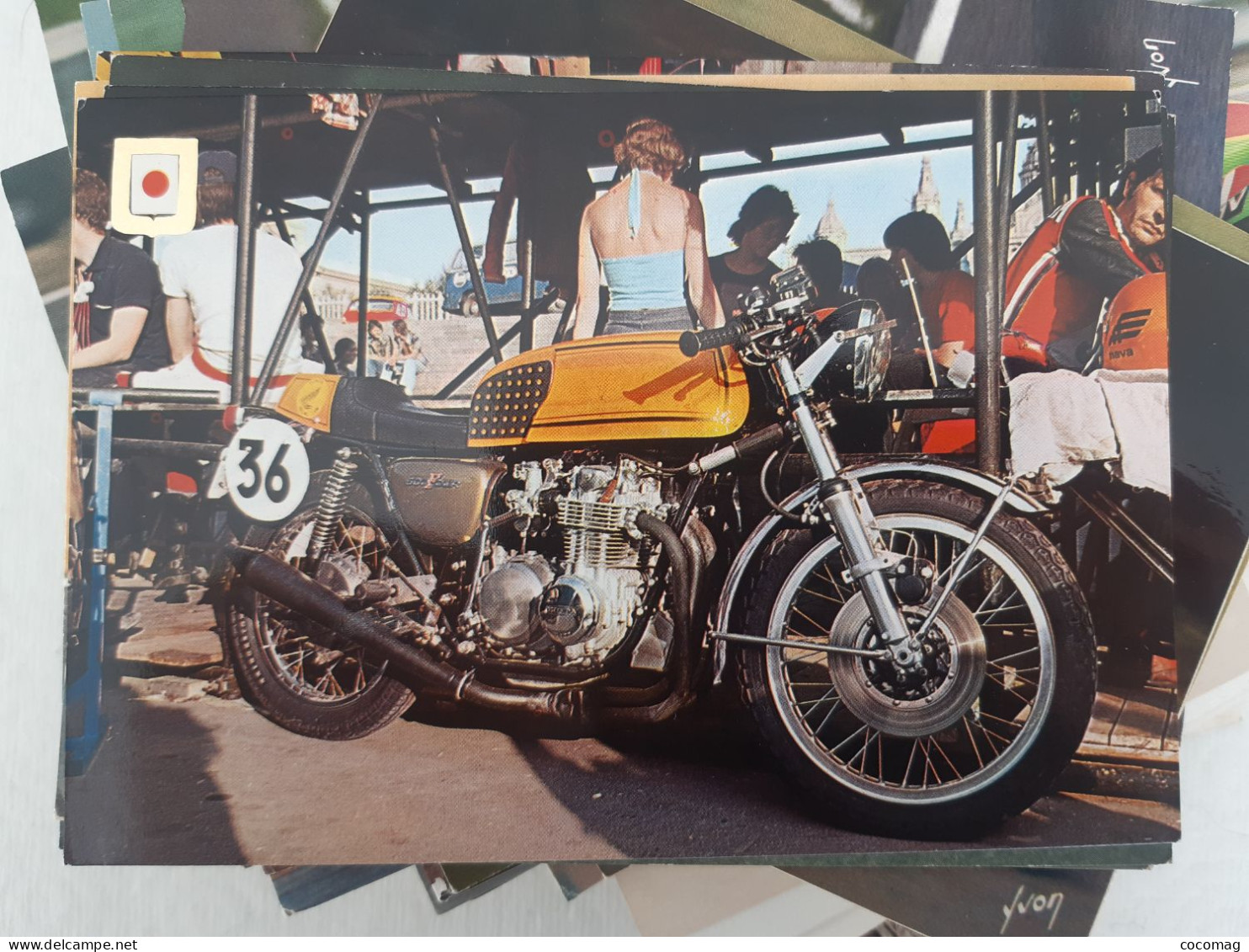 Moto  HONDA 500  MONTJUICK 7 JUILLET 1974 - Motorcycle Sport