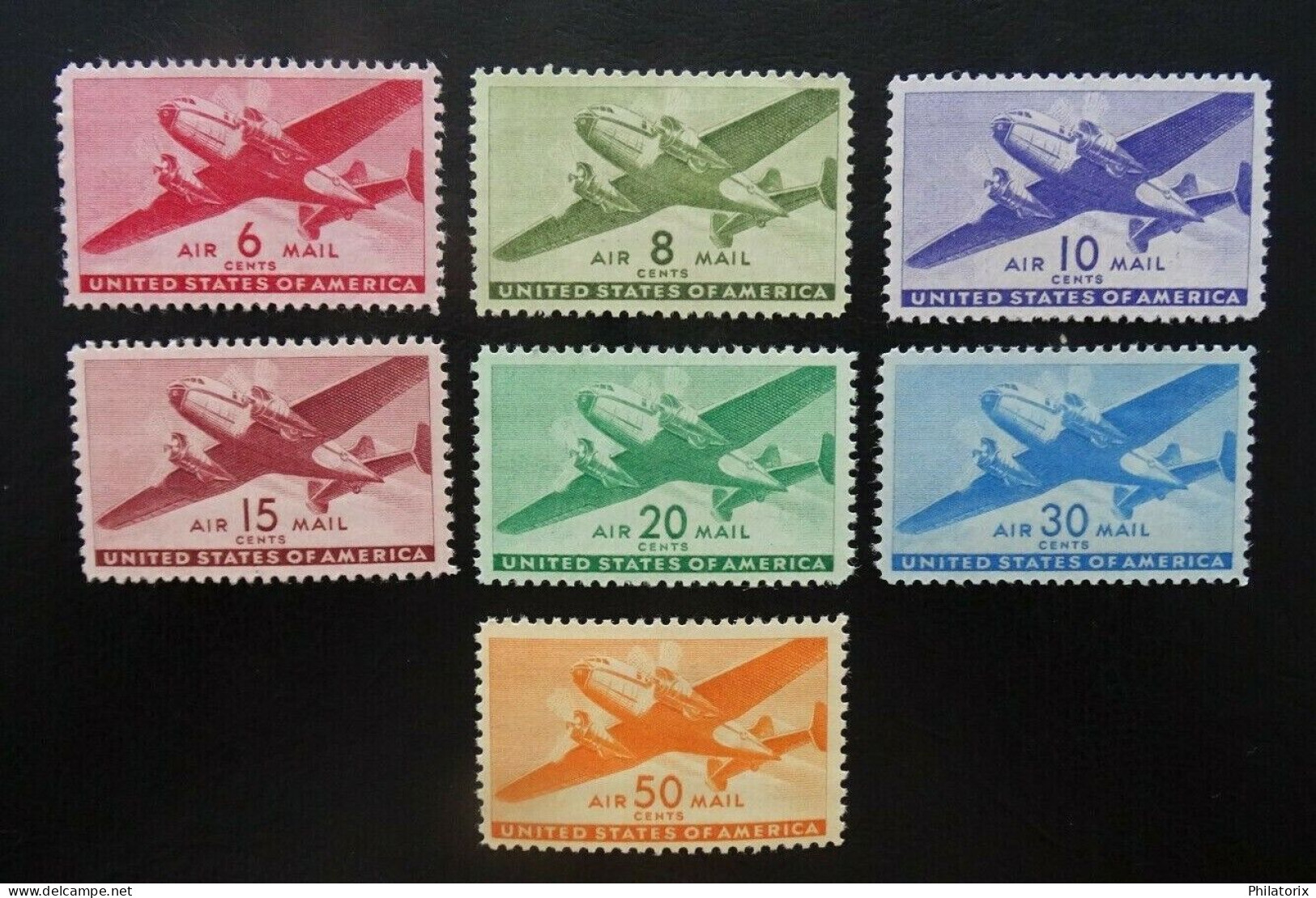 USA Mi 500-506 ** , Sc C25-C31 MNH - Unused Stamps
