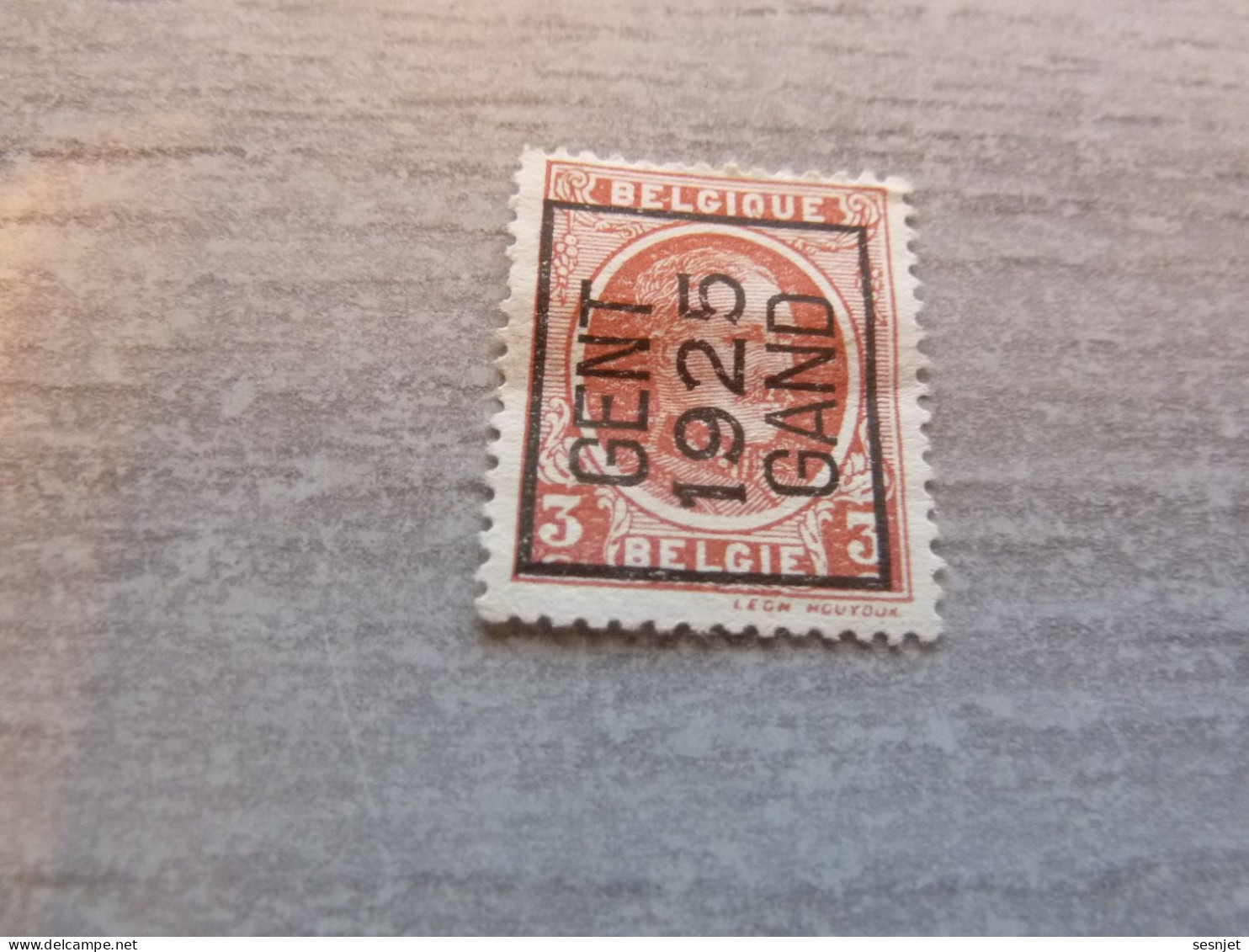 Belgique - Albert - Préoblitéré - 3c. - Gent - Gand - Rouge - Oblitéré - Année 1925 - - Sobreimpresos 1922-26 (Alberto I)