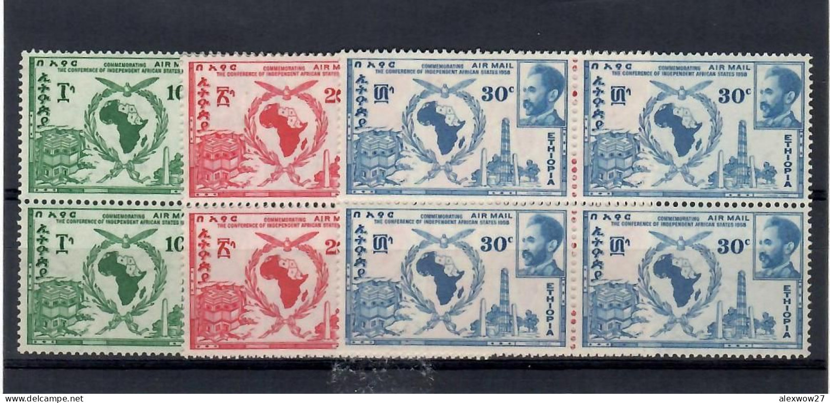 Etiopia 1958 Air Mail ( A54/56) ** MNH - Etiopia