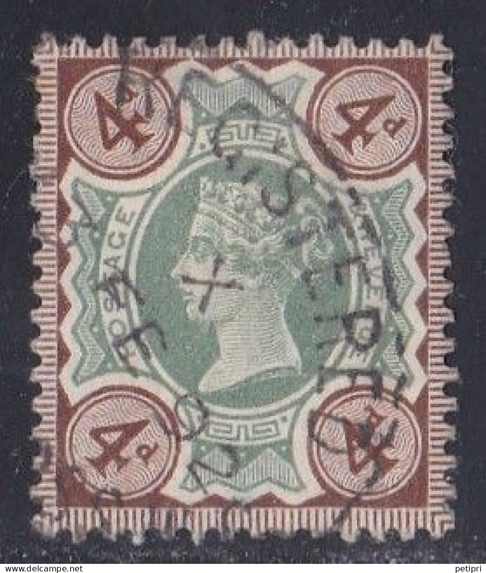 Grande Bretagne - 1887 - 1900  Victoria -    Y&T N °  97  Oblitéré - Usati