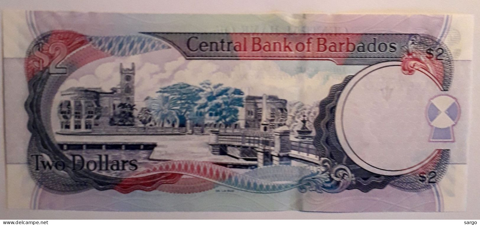 BARBADOS - 2 DOLLARS - 2007- UNC - P 66B - BANKNOTES - PAPER MONEY - CARTAMONETA - - Barbados (Barbuda)