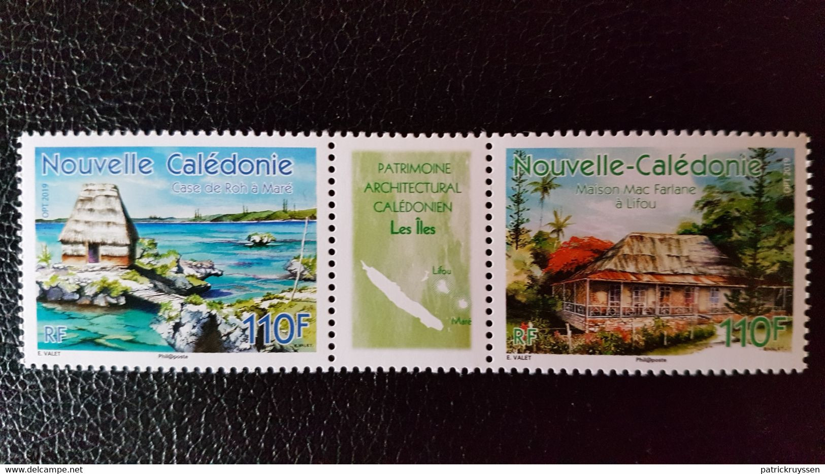 Caledonia 2019 Caledonie Patrimoine Architecture Case House Maison  2v +label - Unused Stamps