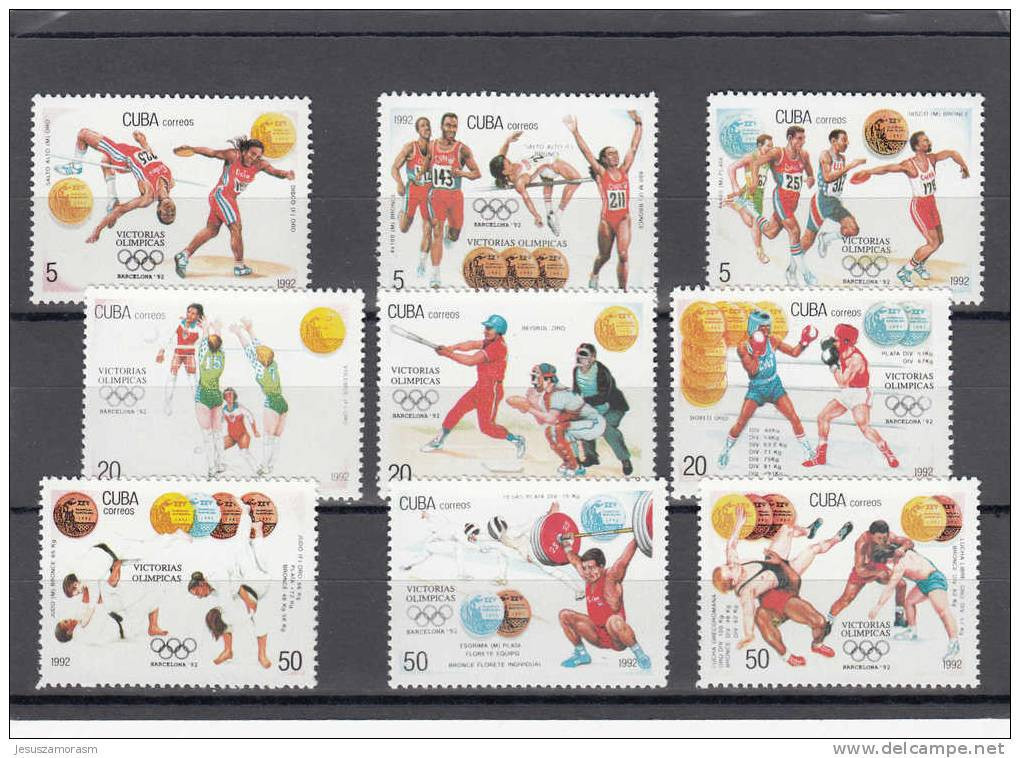 Cuba Nº 3243 Al 3251 - Unused Stamps