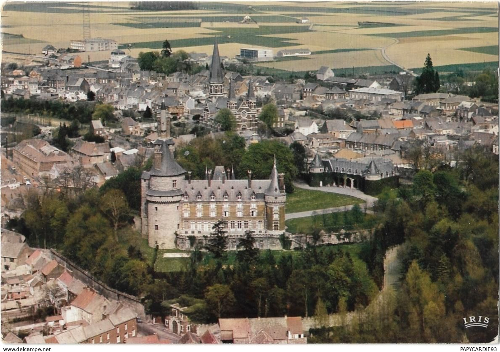 Europe > Belgique > Hainaut > Antoing > Vue Aérienne De La Ville Et Du Château         > N°467 - Antoing