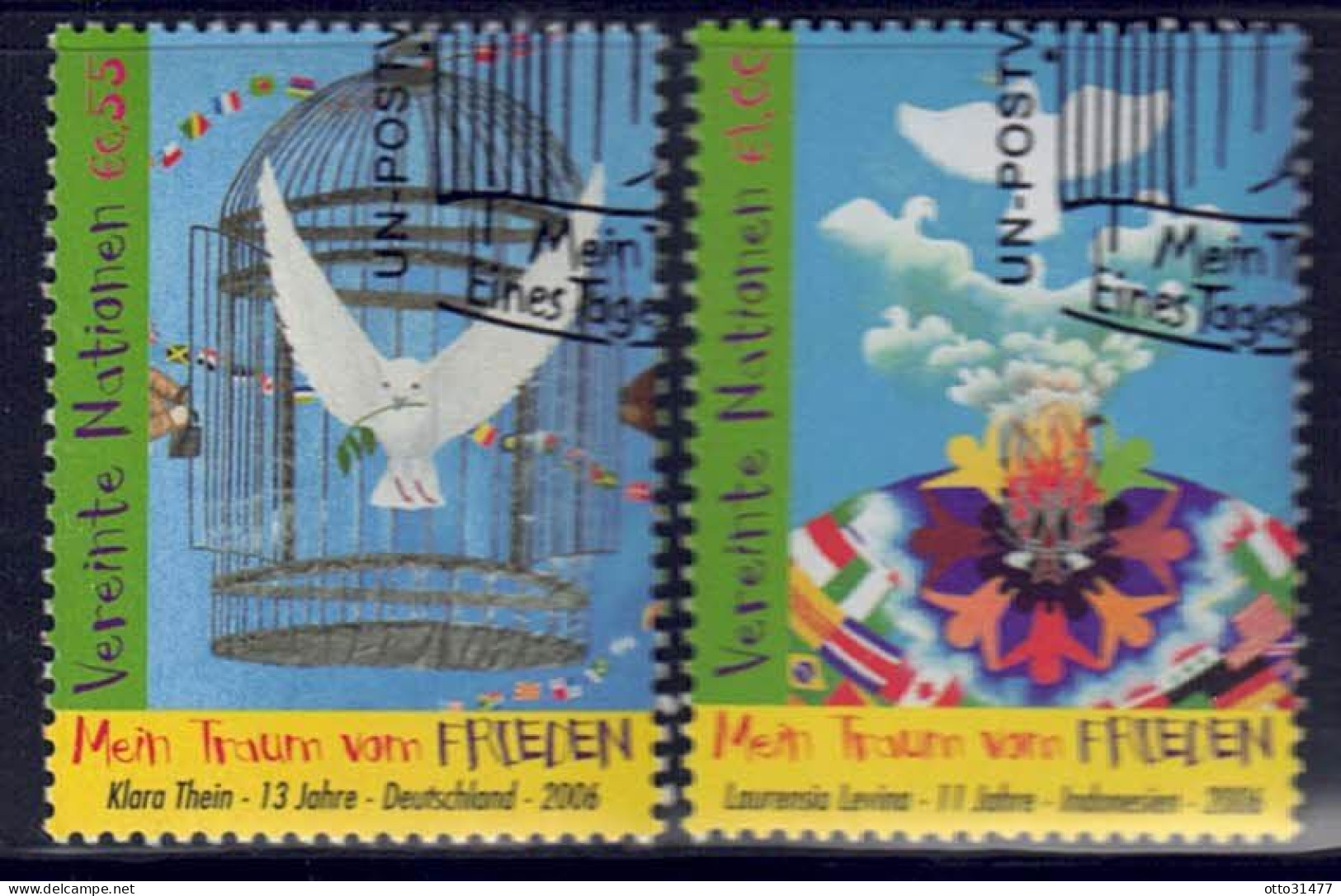 UNO Wien 2006 - Weltfriedenstag, Nr. 475 - 476, Gestempelt / Used - Used Stamps