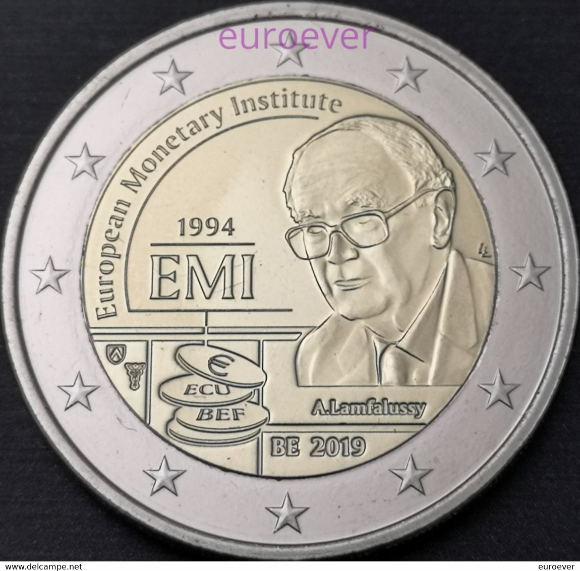 2 Euro Gedenkmünze 2019 Nr. 11 - Belgien / Belgium - EWI BU Aus Coincard - Bélgica