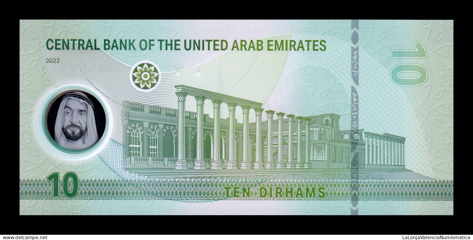 Emiratos Árabes Unidos United Arab 10 Dirhams 2022 Pick 37a Polymer Sc Unc - Verenigde Arabische Emiraten