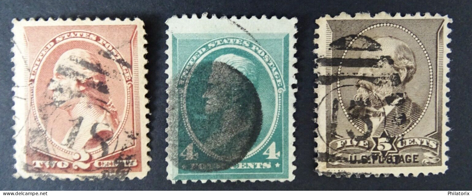 USA Mi 49-51 , Sc 205+210-211 , Gestempelt - Used Stamps