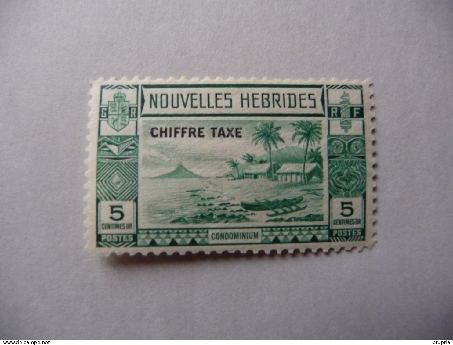 Nouvelles Hebrides  1939  N° T11  Y&T  "chiffre Taxe Leg Francaise"  1V.  MNH - Postage Due