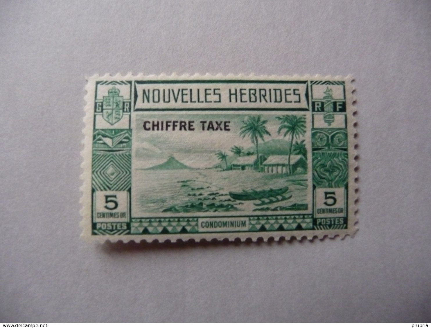 Nouvelles Hebrides  1939  N° T11  Y&T  "chiffre Taxe Leg Francaise"  1V.  MNH - Timbres-taxe