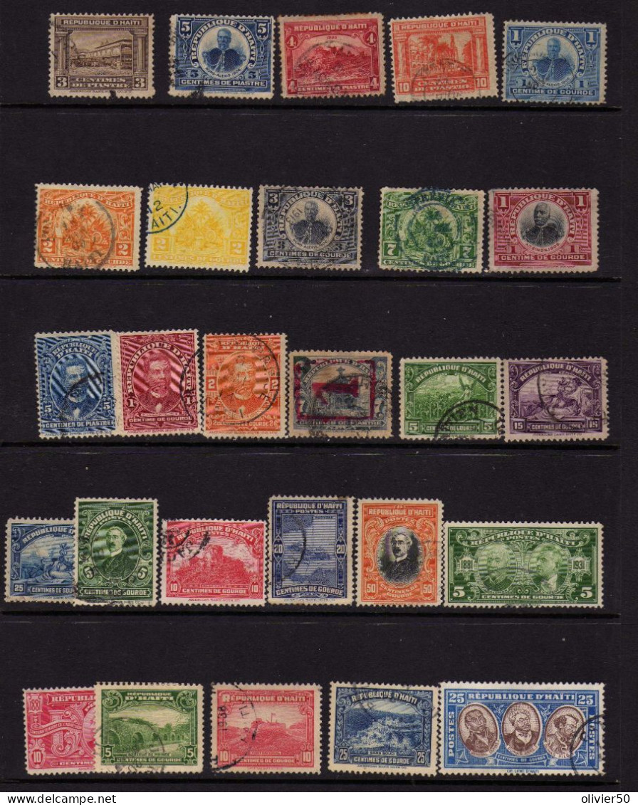 Haiti - (1906-38)) -  Presidents -  Sites -  Neufs*/sg Et Oblit - Haïti