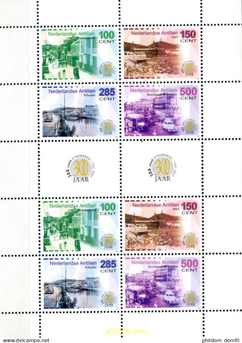 283043 MNH ANTILLAS HOLANDESAS 2005 300 ANIVERSARIO - Antillen