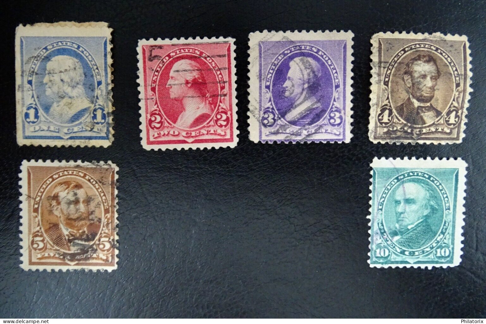 USA Mi 61-71 , Sc 219-229 , Gestempelt , Unvollständig/Incomplete (2) - Used Stamps