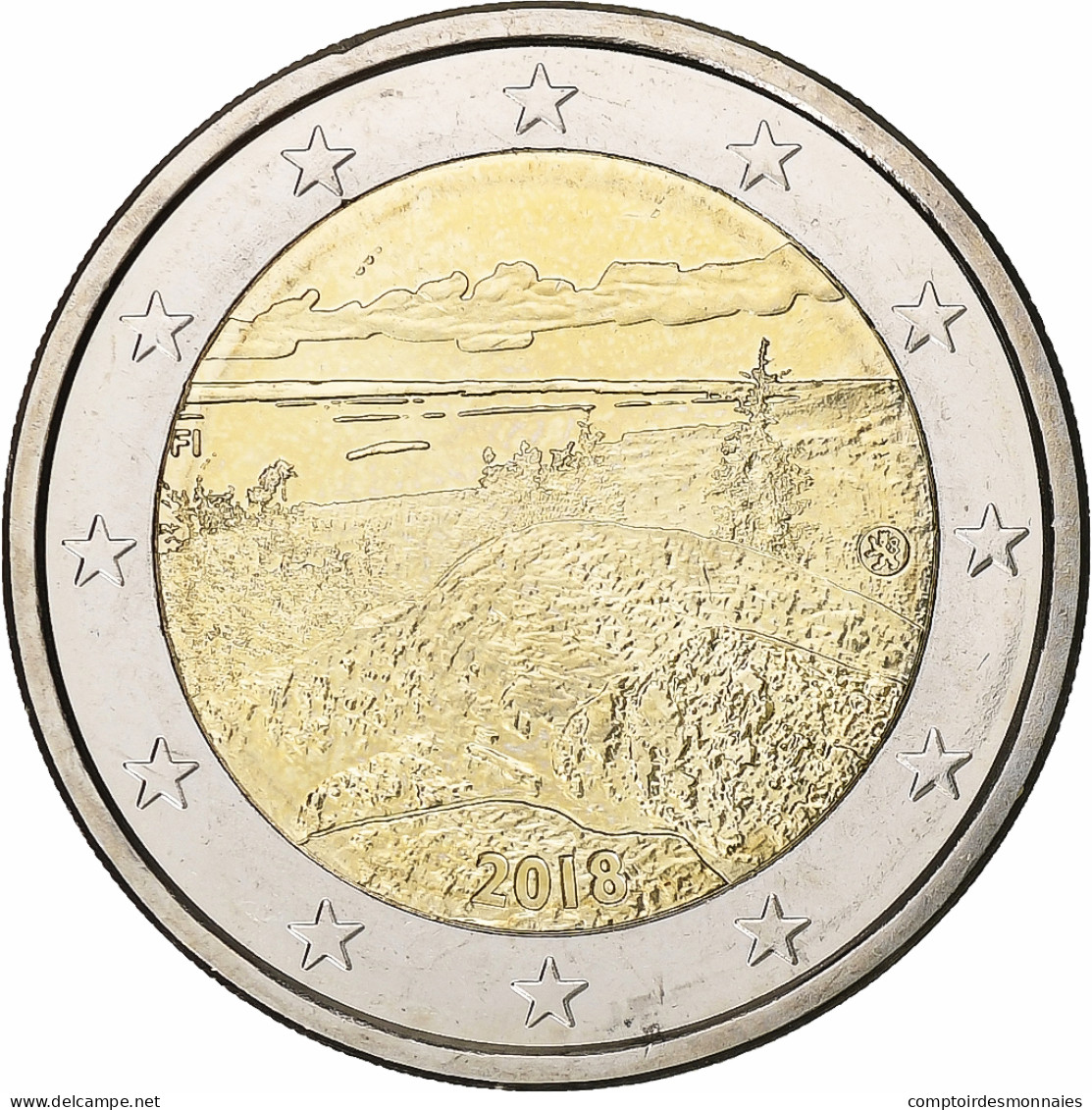 Finlande, 2 Euro, 2018, Bimétallique, SPL+ - Finlandía