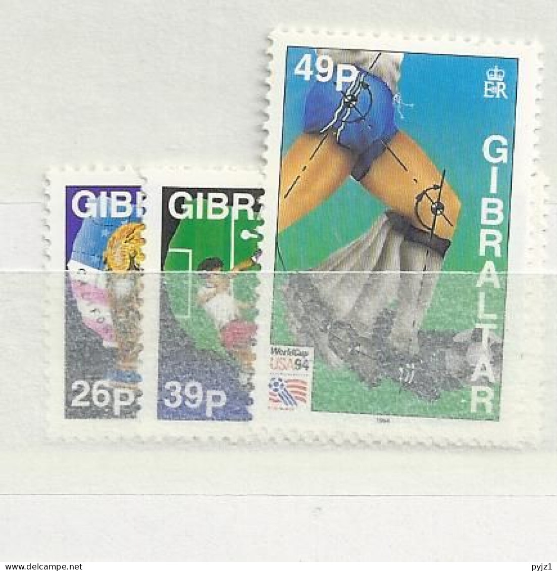 1994 MNH Gibraltar Mi 687-89 Postfris ** - Gibraltar