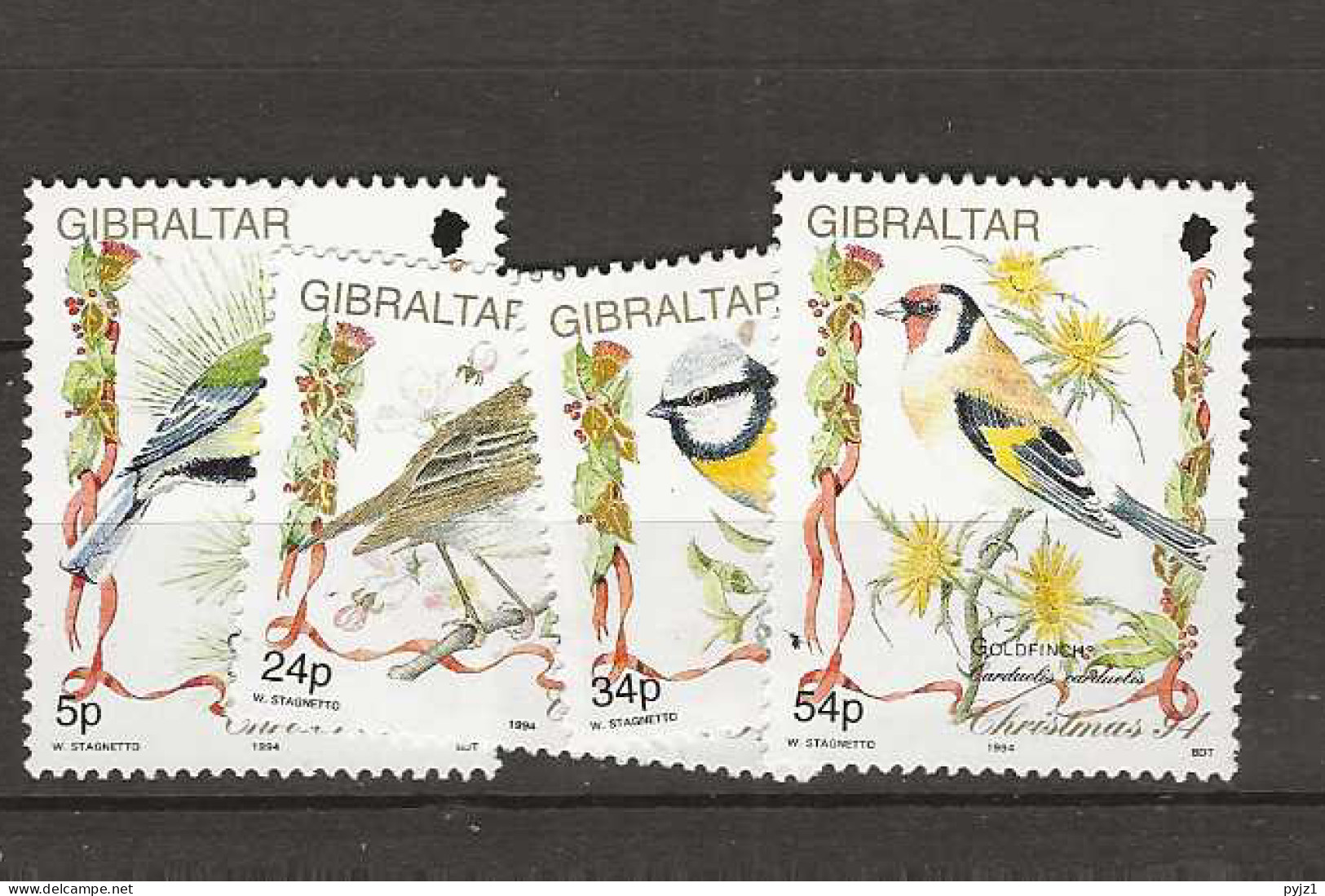 1994 MNH Gibraltar Mi 702-05 Postfris ** - Gibraltar