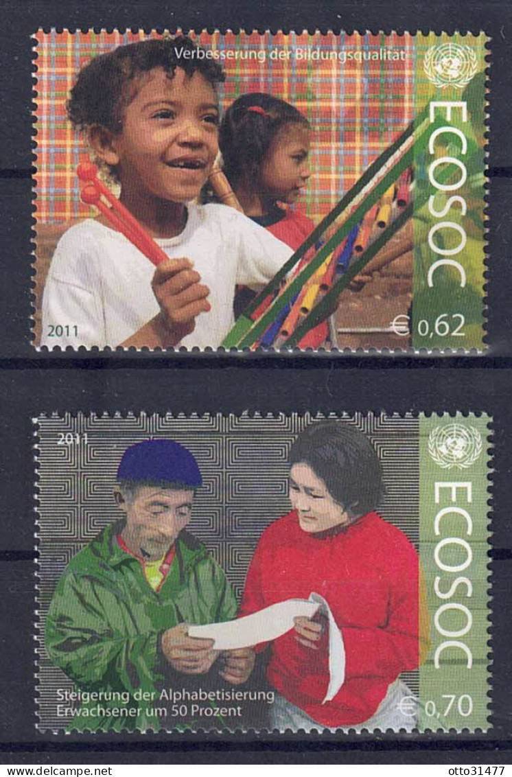 UNO Wien 2011 - ECOSOC,  Nr. 730 - 731, Postfrisch ** / MNH - Ongebruikt