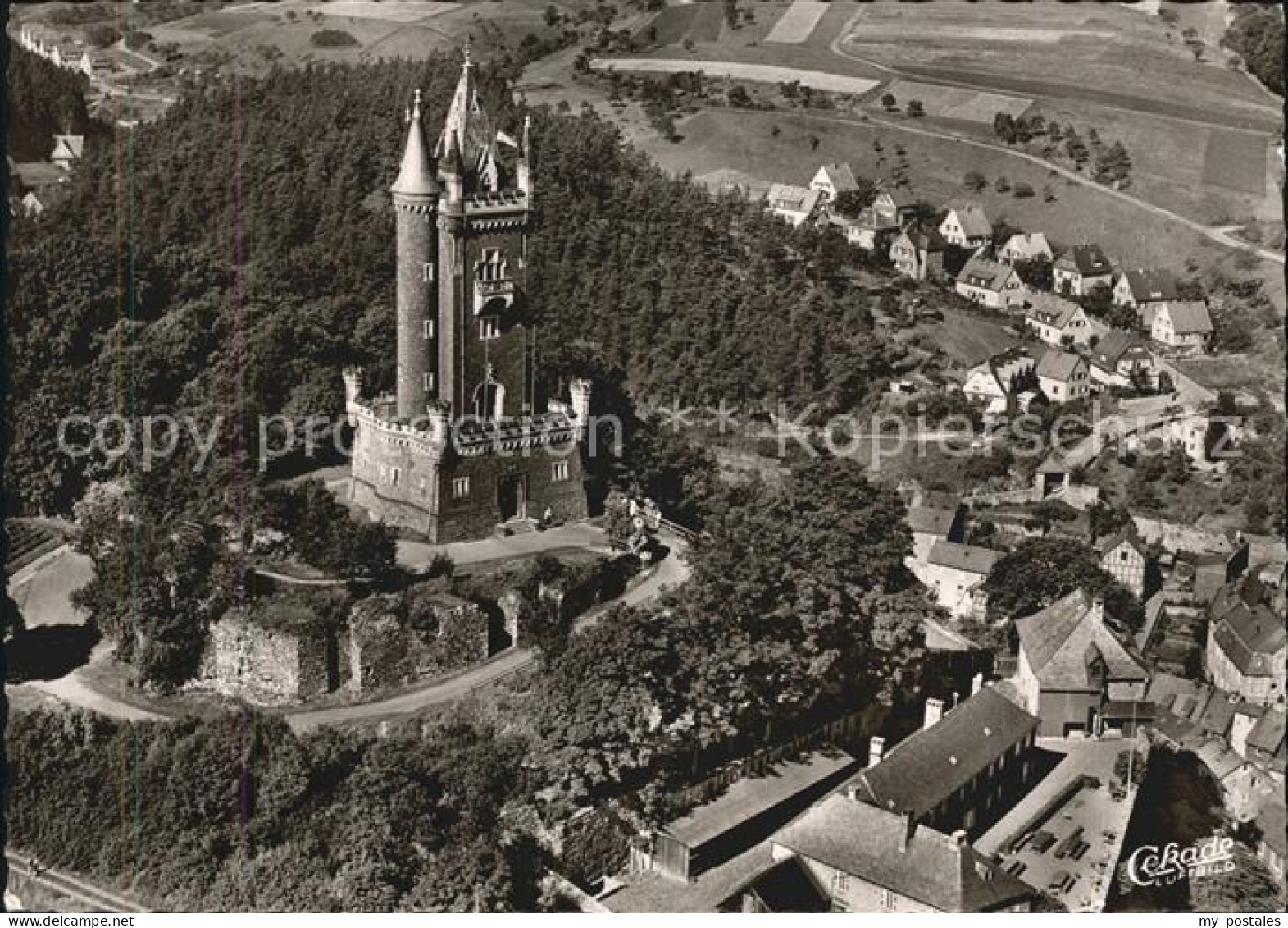 72391963 Dillenburg Burg Luftbild Dillenburg - Dillenburg