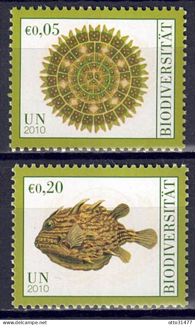 UNO Wien 2010 - Jahr Der Biodiversität,  Nr. 643 - 644, Postfrisch ** / MNH - Unused Stamps