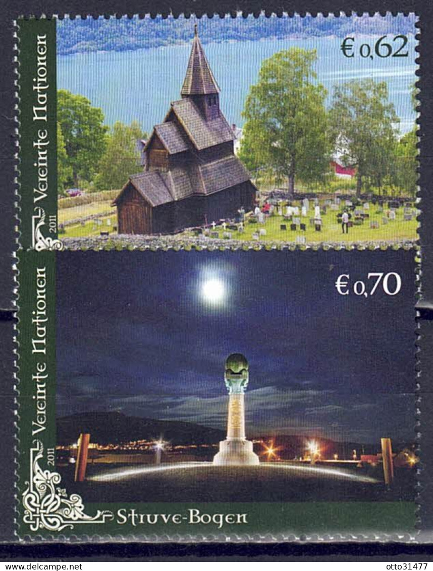 UNO Wien 2011 - UNESCO-Welterbe,  Nr. 717 - 718, Postfrisch ** / MNH - Unused Stamps