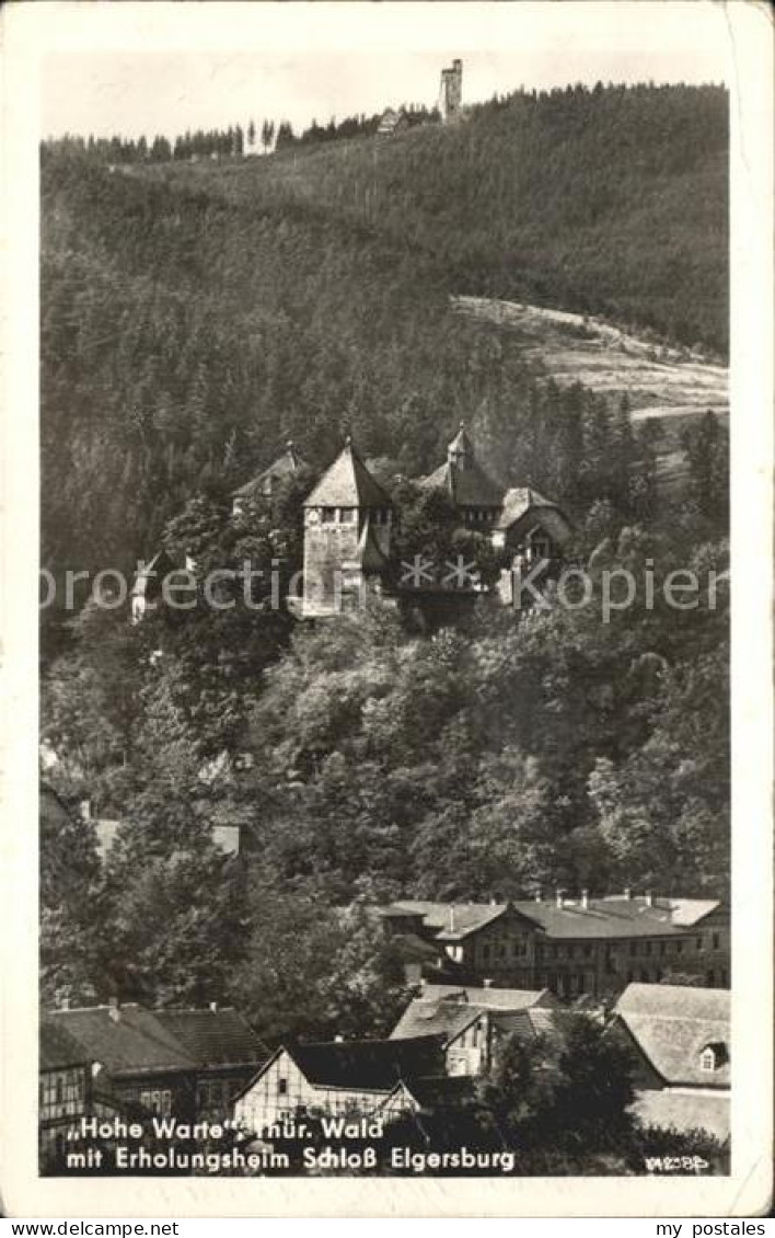 72387965 Hohe Warte Thueringen Mit Erholungsheim Schloss Elgersburg Hohe Warte T - Elgersburg