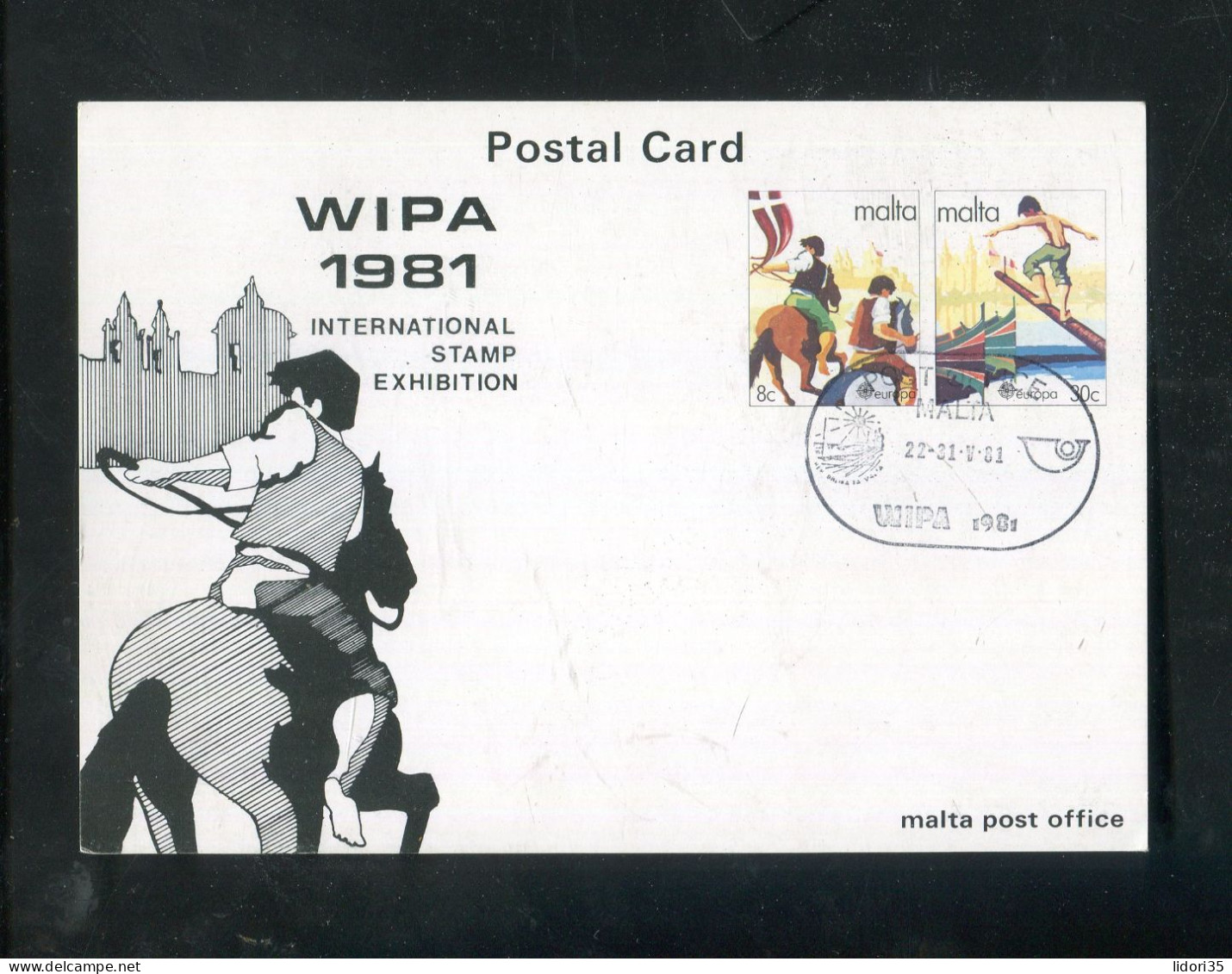 "MALTA" 1981, Sonderpostkarte Mi. P 20 Gestempelt (70054) - Malta